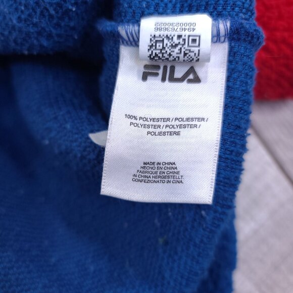 Fila Sweater Mens Large Full Zip Sherpa Streetwear Pullover Fleece Jacket - Picture 7 of 7